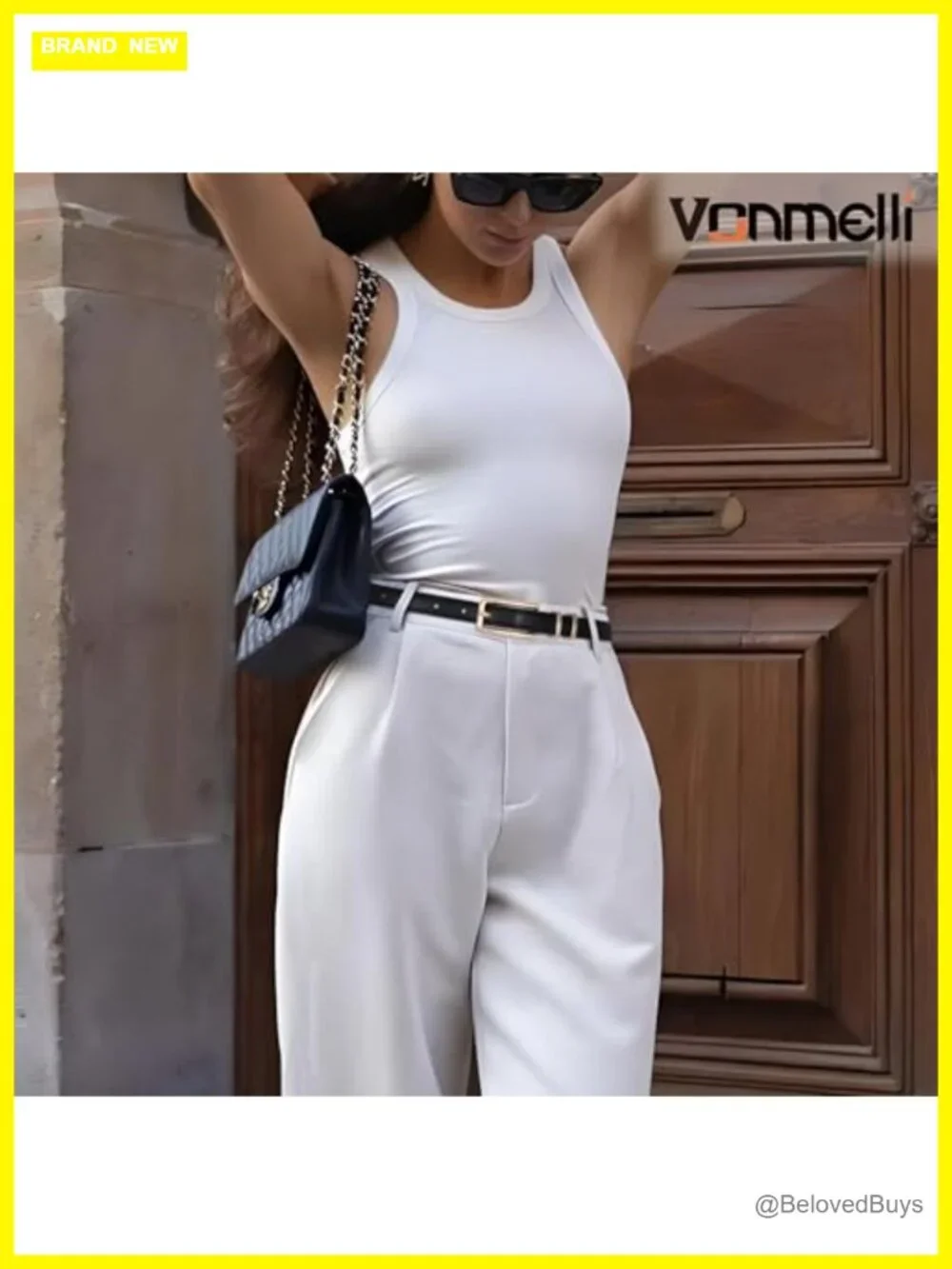 Women Skinny Faux Leather Belt with Gold Buckle